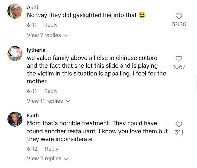 和白人老公吃大餐,把亲妈留在车上吃打包菜?!中国女生被网友骂爆,妈妈出来道歉...(组图) - 22