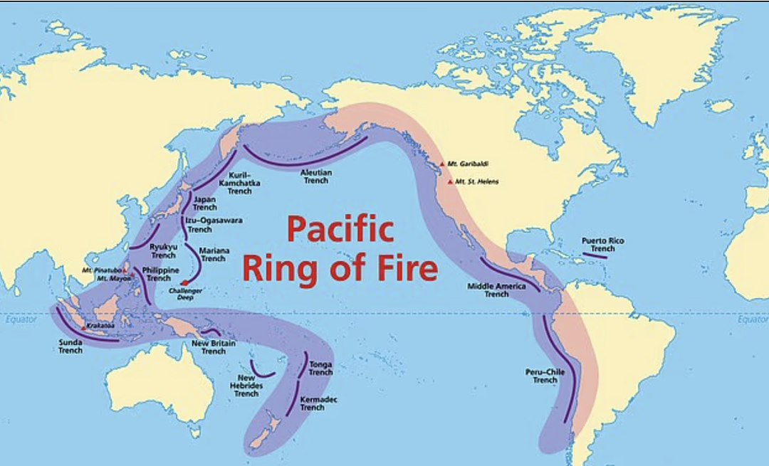 4座超级火山同时躁动，48小时狂震334次！ “火环“全线告急，曾摧毁整座城（组图） - 1