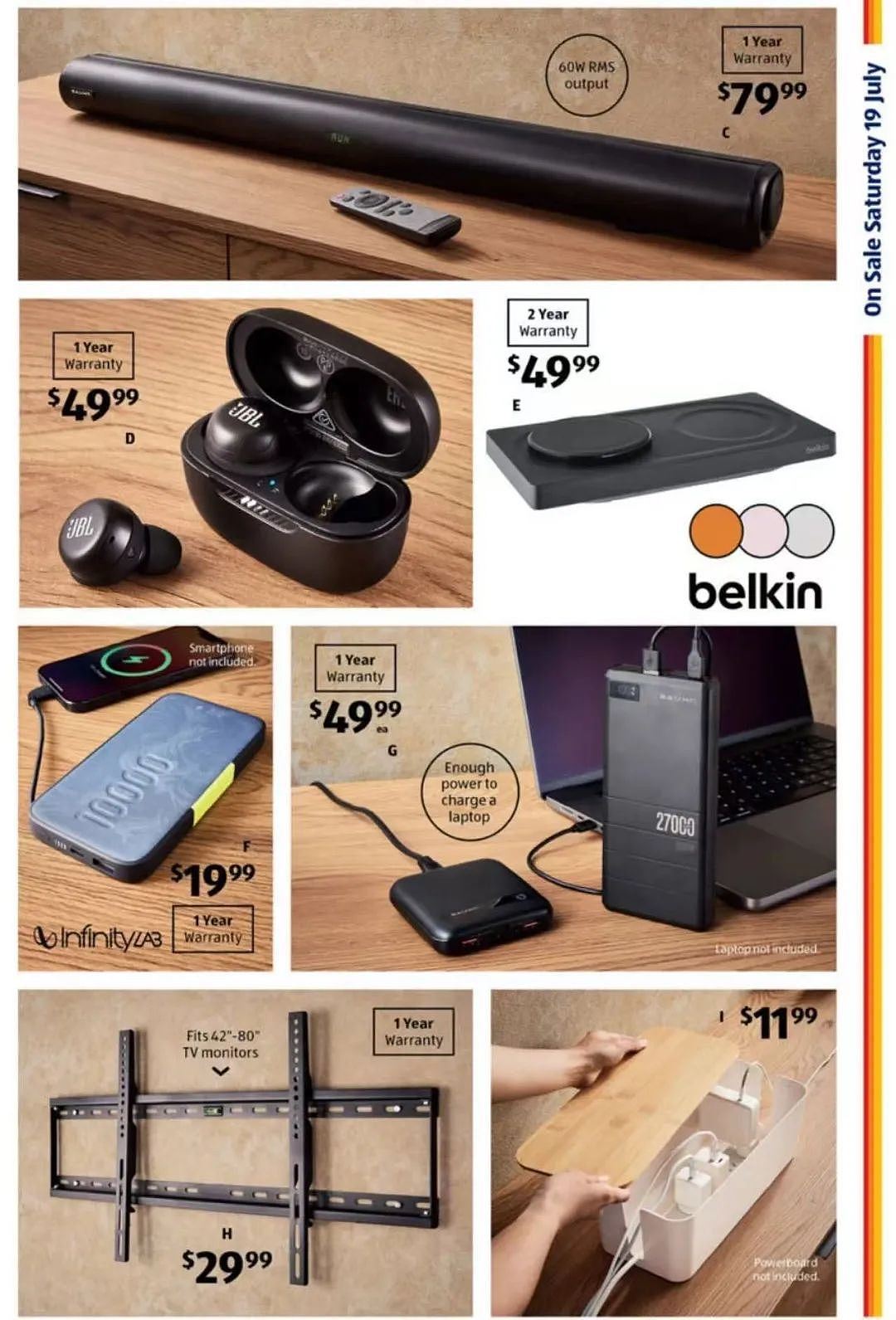 7月19日本周六！ALDI特卖品公布！瑜伽服可以看看（组图） - 4