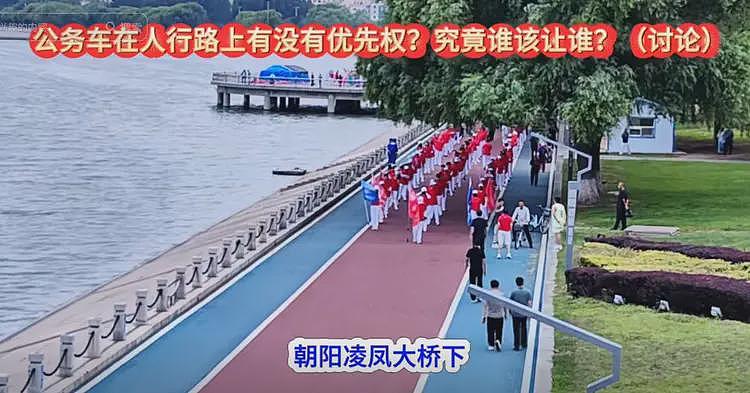 辽宁暴走团堵死3辆救援车通行：百名中老年，列队僵持，引发众怒（视频/组图） - 1