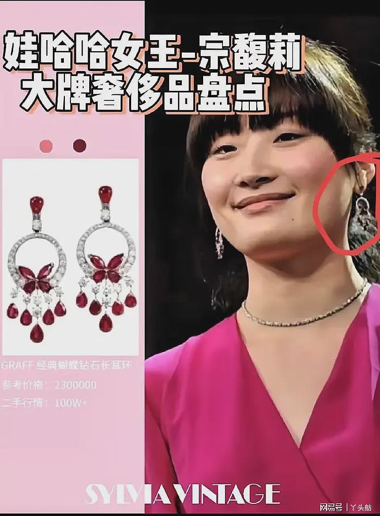 宗馥莉被扒十几年前曾戴黄杨钿甜同款耳环,网友评论:她戴我支持(组图) - 5