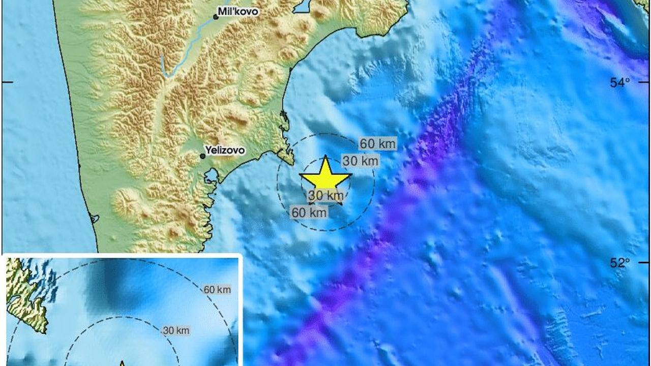 俄罗斯东部外海发生7.4级地震，美国家海啸中心发海啸预警（图） - 1