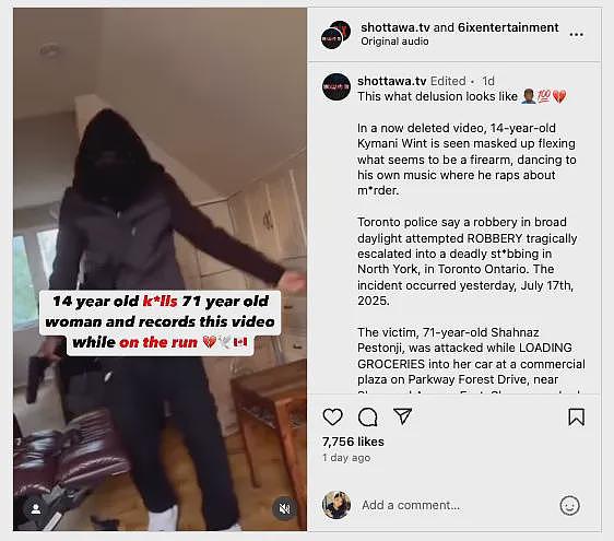 多伦多14岁少年捅死买菜老人，竟直播自曝：只想抢车，没想杀人（组图） - 8