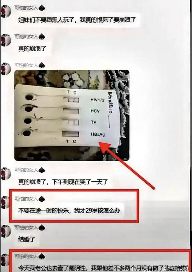 网传一中国宝妈约炮非裔男子感染艾滋病，自称后悔不已（组图） - 2