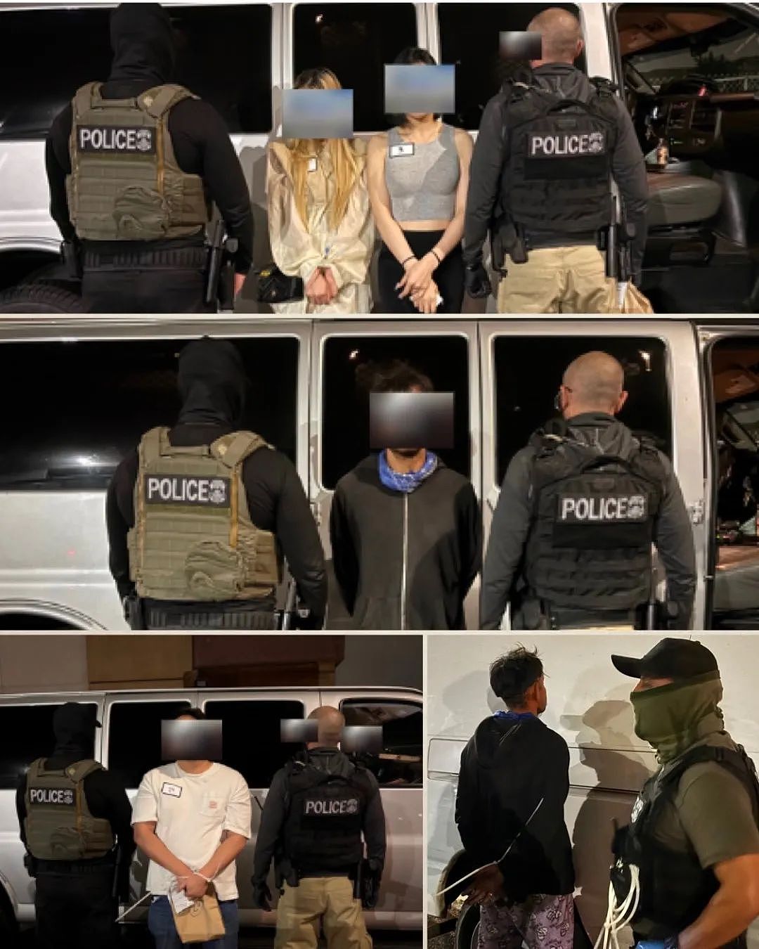 美国特工再次大规模突袭华人夜总会，数十名青年男女被逮捕（组图） - 2
