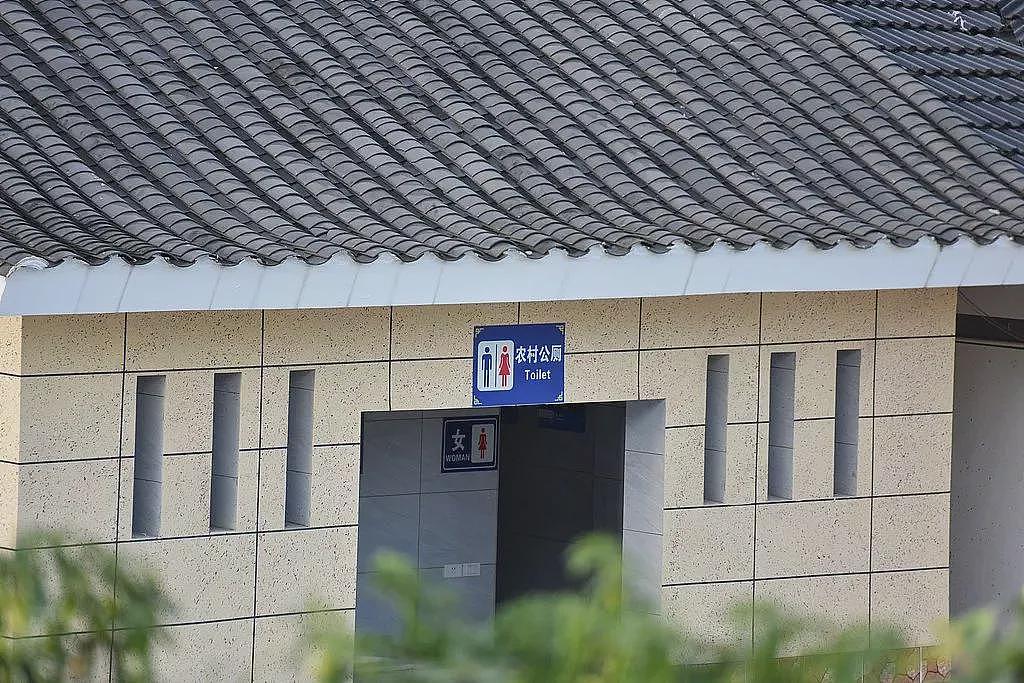 农村公厕领导视察才开门，还好意思怪村民素质低（组图） - 1
