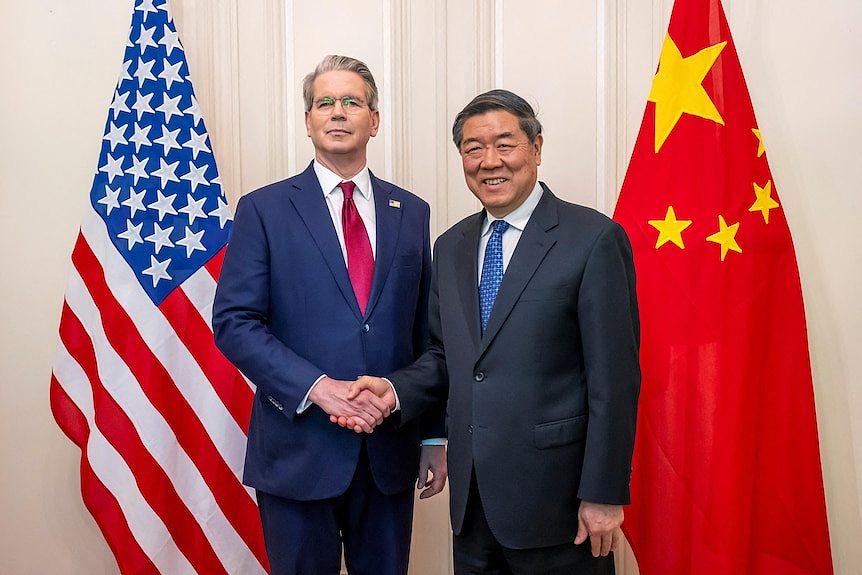 美国财长宣布美中下周在瑞典举行贸易谈判（组图） - 1