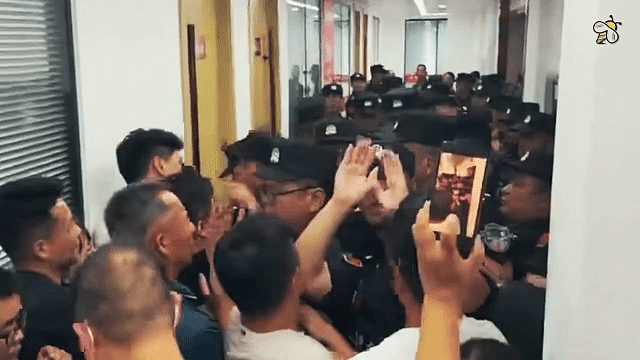 网传山东临沂投资平台“树拍易购”爆煲，上千投资者总部维权引发警民冲突画面曝（视频/组图） - 10