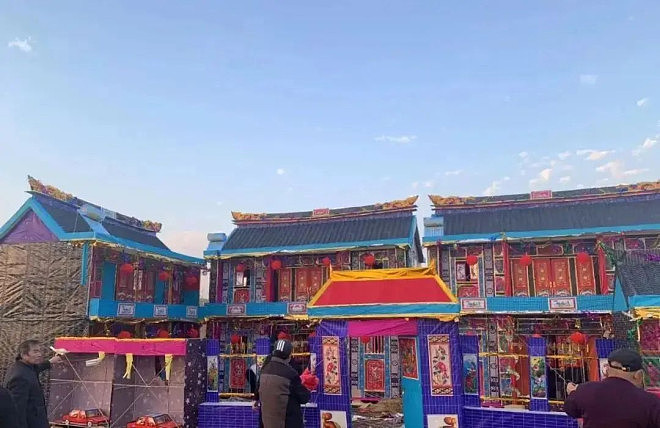看了南通的纸扎别墅，才知道什么是阴间豪宅（组图） - 10