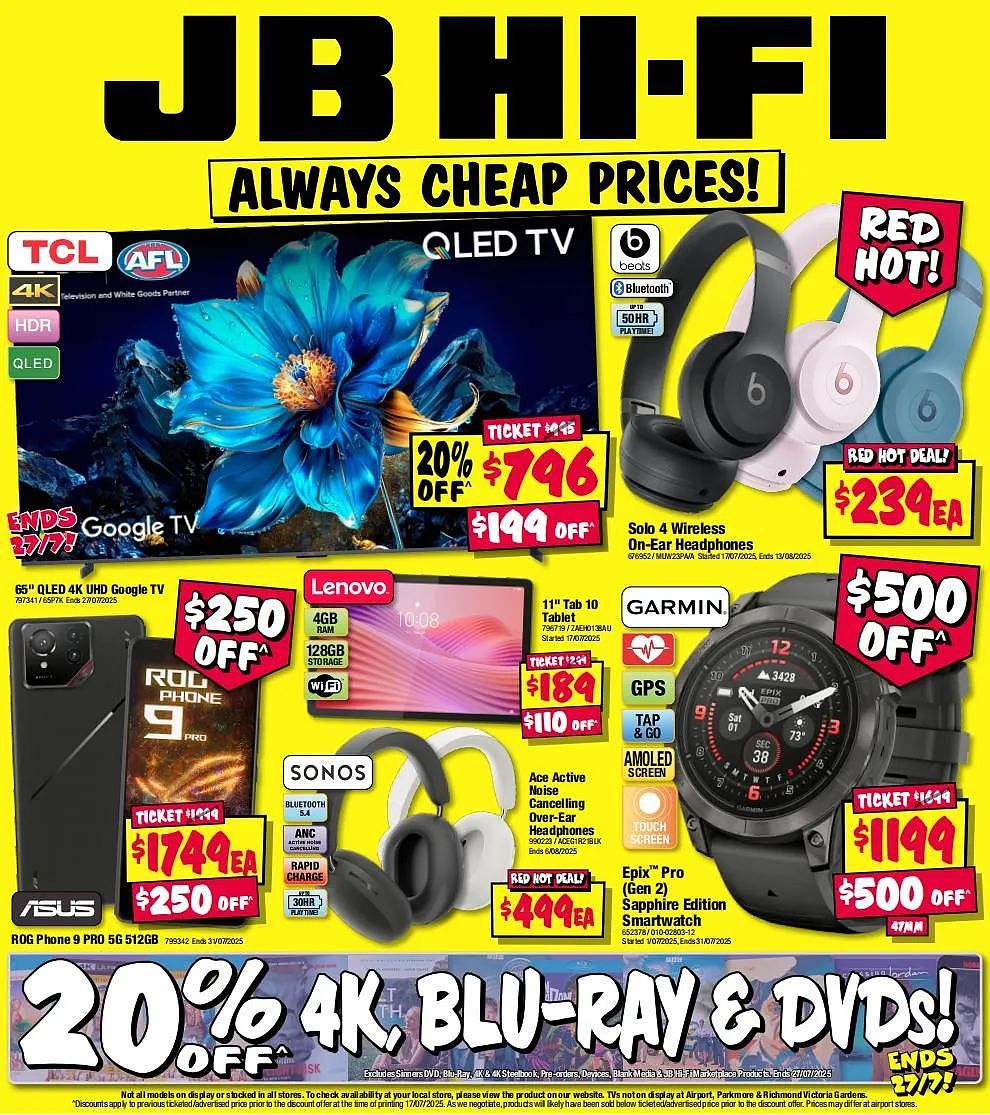 【JB Hi-Fi】7月24日至30日优惠目录（组图） - 24