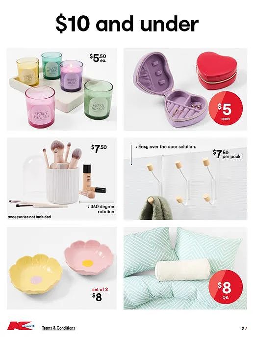 白菜价家居品专场！【Kmart】7月24日至8月13日优惠目录（组图） - 2