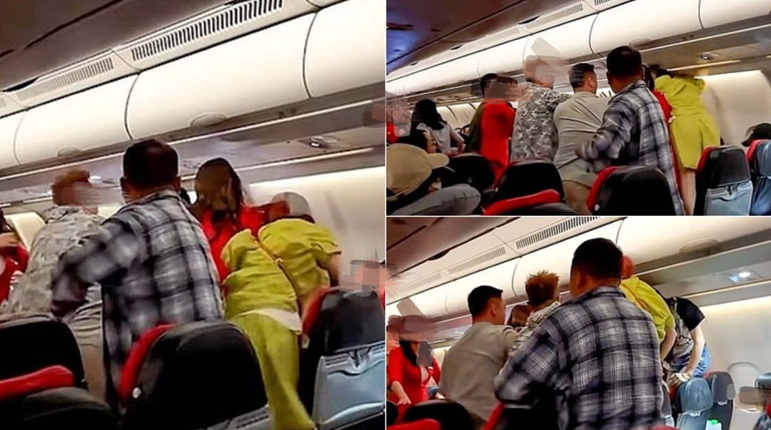 回国航班上，华人旅客大打出手！万米高空上演“全武行”，3人被拘…（视频/组图） - 2