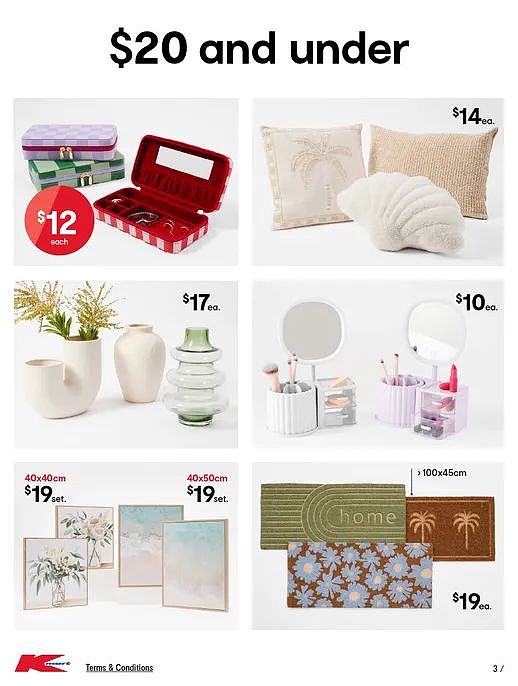 白菜价家居品专场！【Kmart】7月24日至8月13日优惠目录（组图） - 3