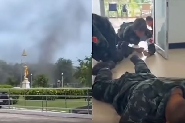柬埔寨“轰炸泰国医院”多人伤!士兵匍匐逃难画面曝光(组图) - 1