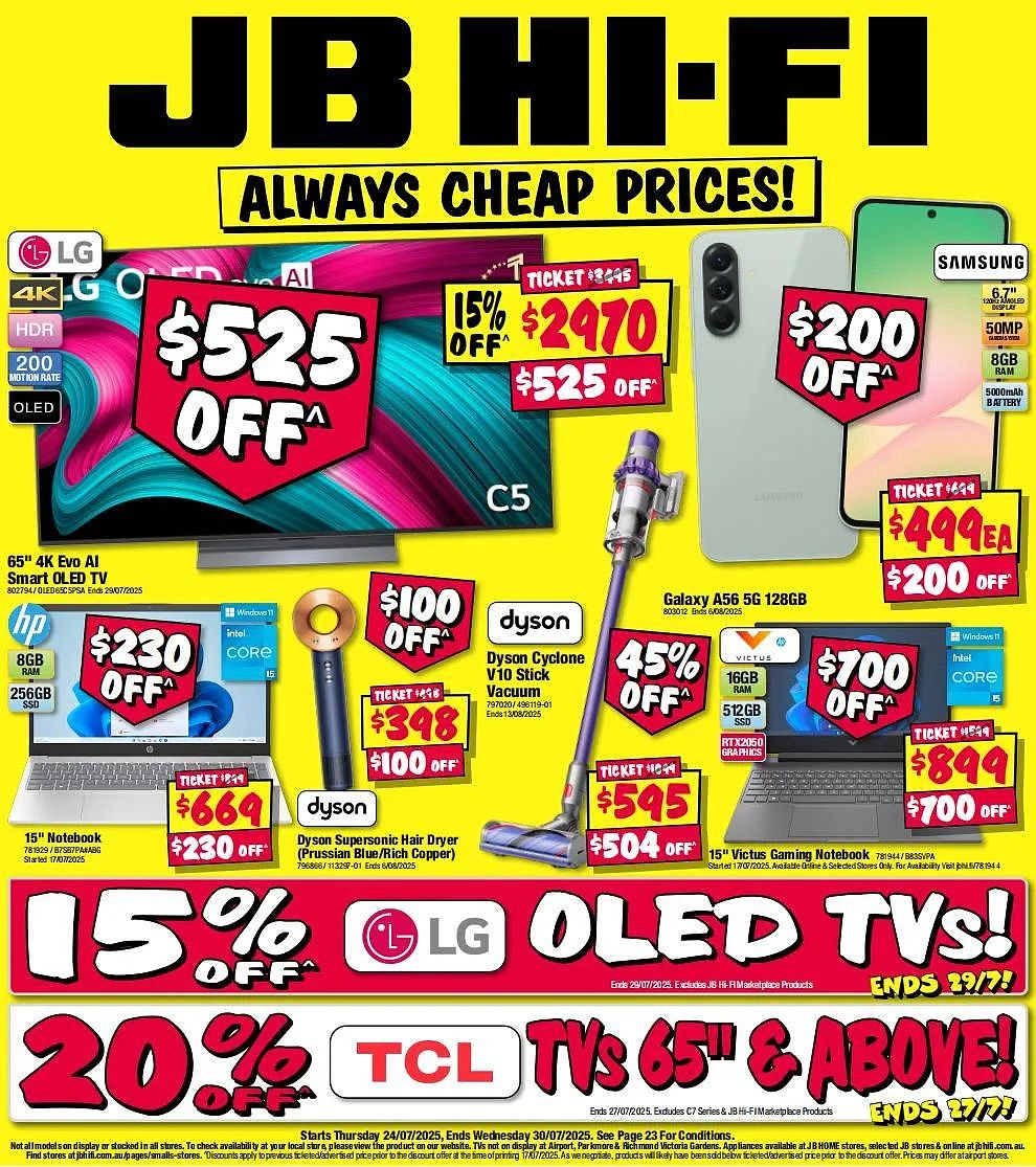 【JB Hi-Fi】7月24日至30日优惠目录（组图） - 1