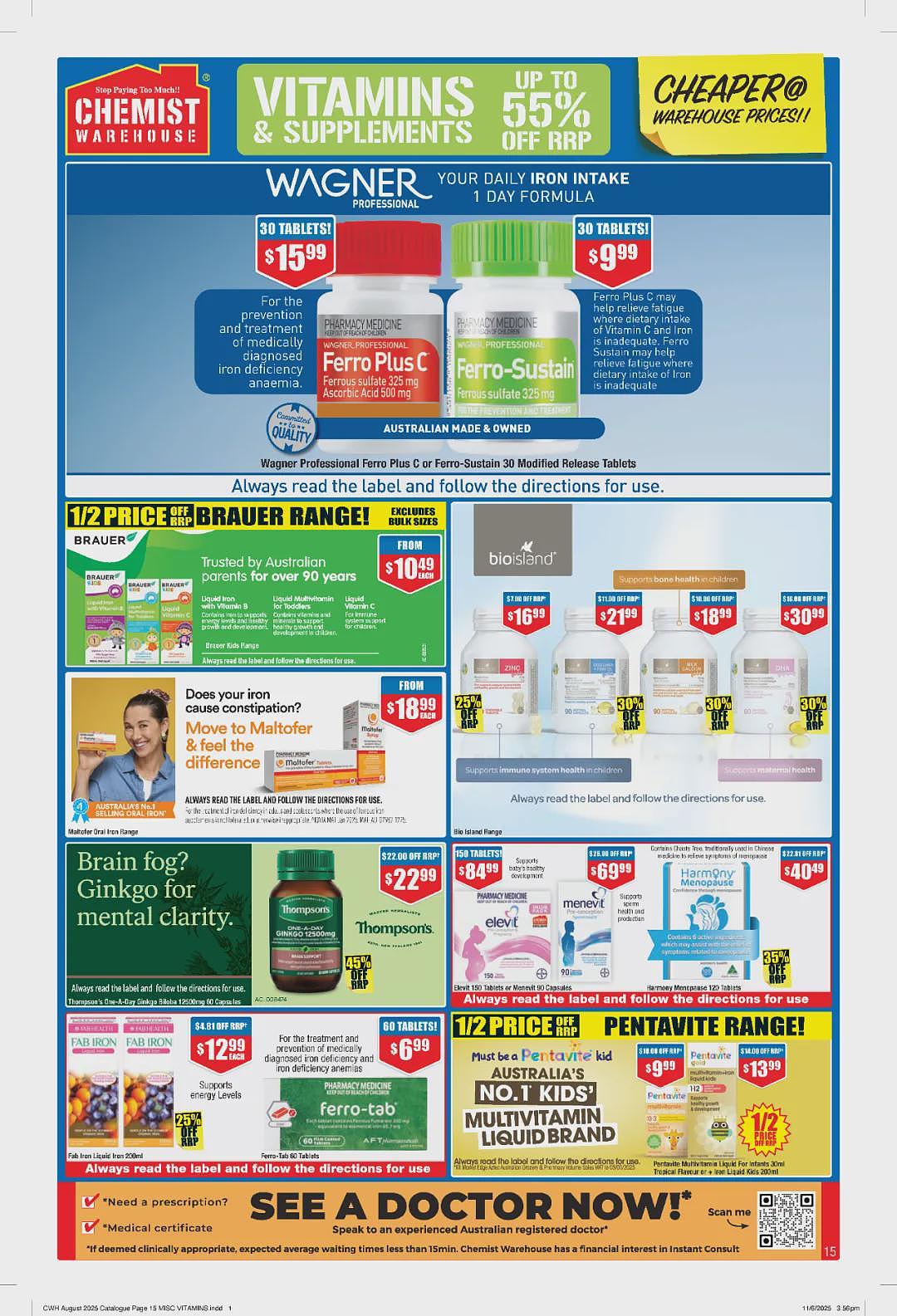 【Chemist Warehouse】药店 7月24日至8月6日 优惠目录(组图) - 14