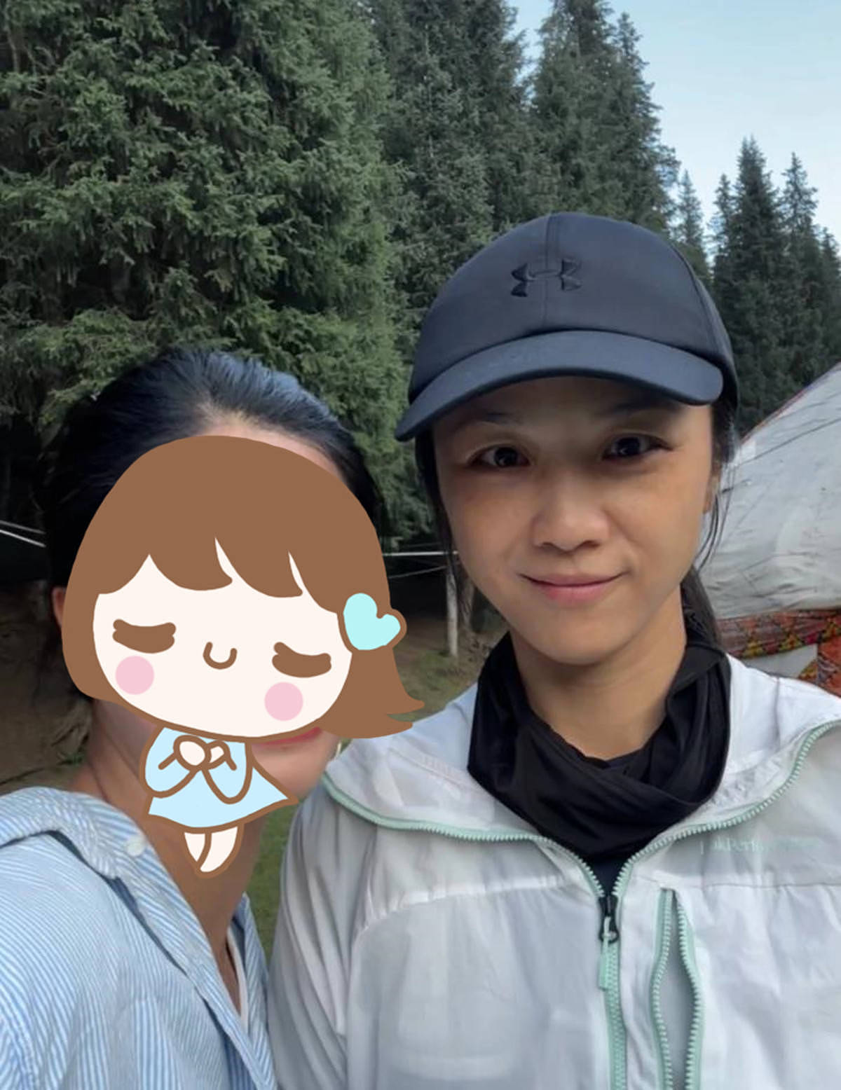 汤唯和金泰勇带女儿新疆过暑假，穿着普通仍很养眼（组图） - 3