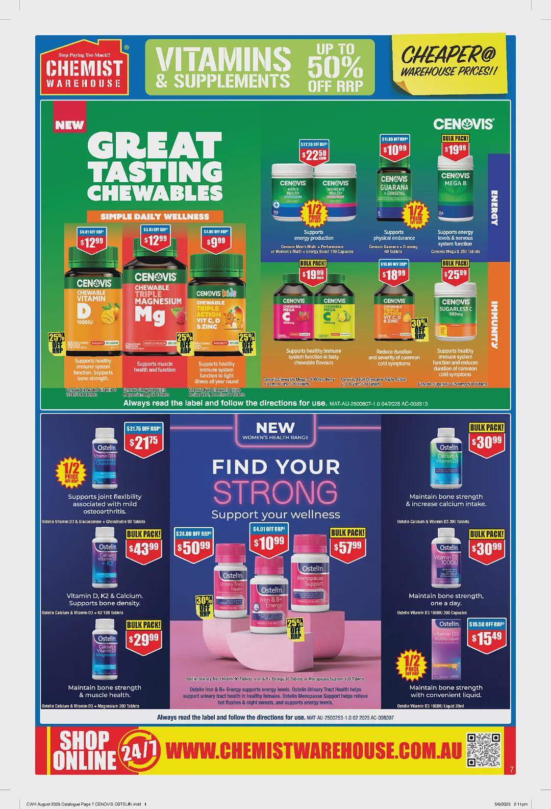 【Chemist Warehouse】药店 7月24日至8月6日 优惠目录(组图) - 6