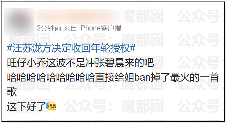 热搜第一！千万粉丝网红旺仔小乔翻车，一句话引发汪苏泷张碧晨公开撕破脸？（组图） - 35