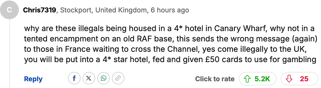 大量难民入住伦敦豪华酒店,英国人怒了:我们都住不起,凭啥他们能住??(组图) - 22