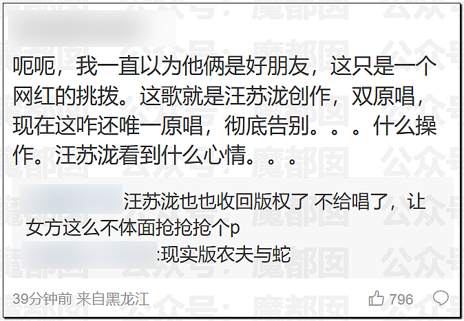 热搜第一！千万粉丝网红旺仔小乔翻车，一句话引发汪苏泷张碧晨公开撕破脸？（组图） - 25
