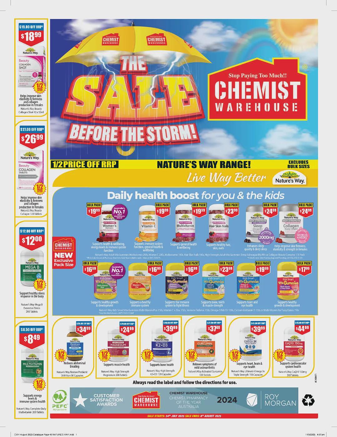 【Chemist Warehouse】药店 7月24日至8月6日 优惠目录(组图) - 38