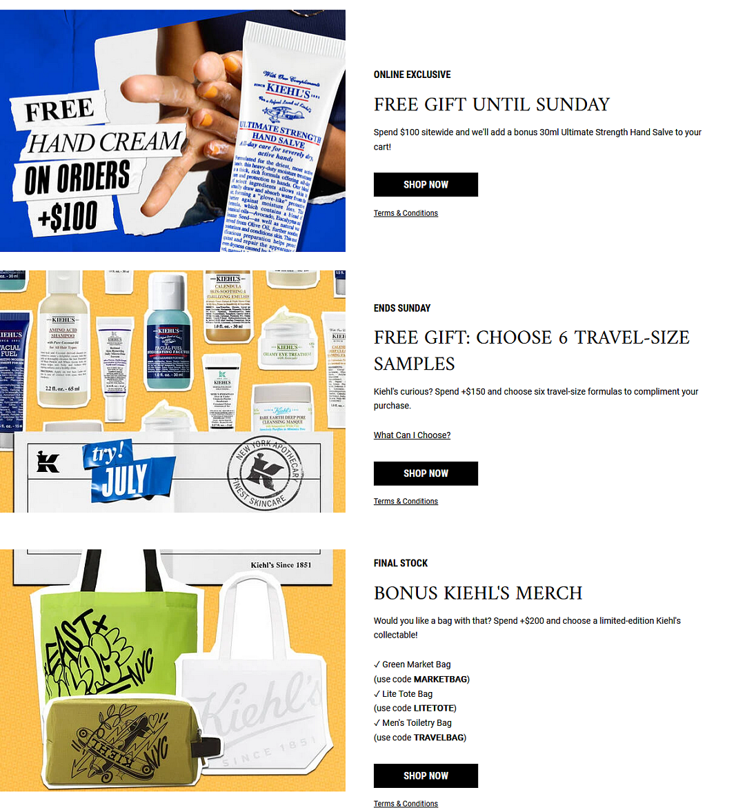 搏命价！【Kiehl's科颜氏】澳洲官网最新送好礼活动 + 再减30%（组图） - 1