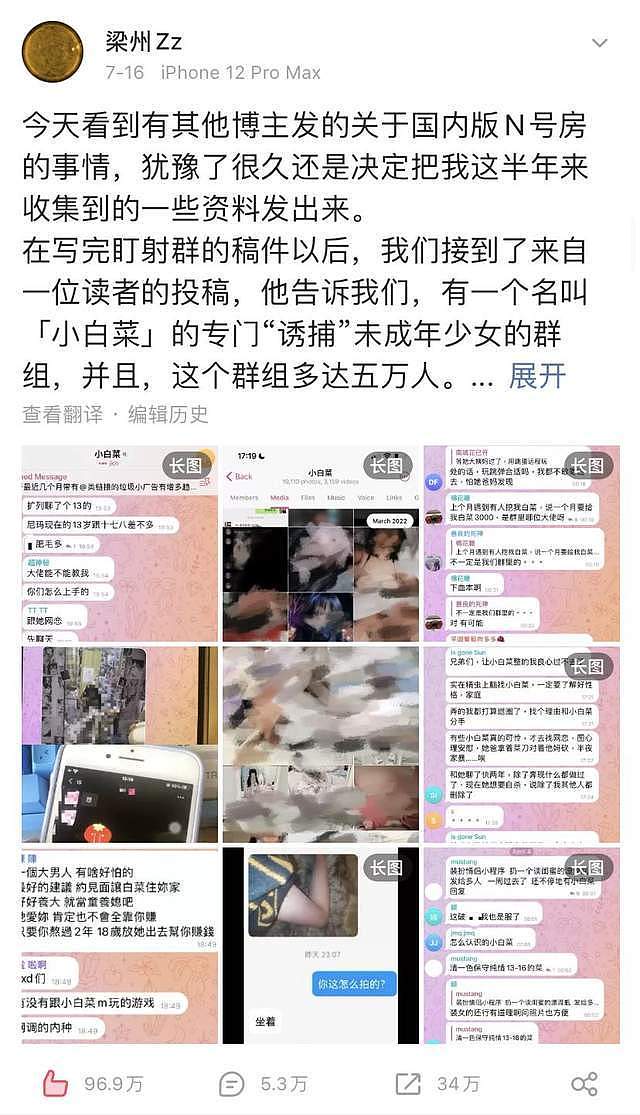 “中国N号房”被深挖，10w+恶魔围猎，妻子母亲甚至女儿都不放过（组图） - 22