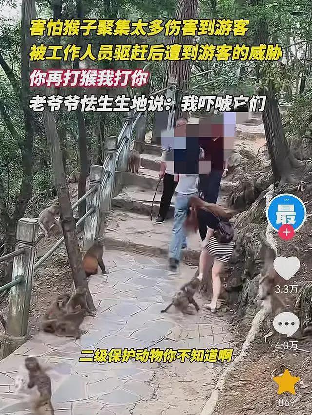 游客辱骂驱猴大爷后续:更多本地人发声,男子身份被扒,账号被骂到私密(视频/组图) - 17