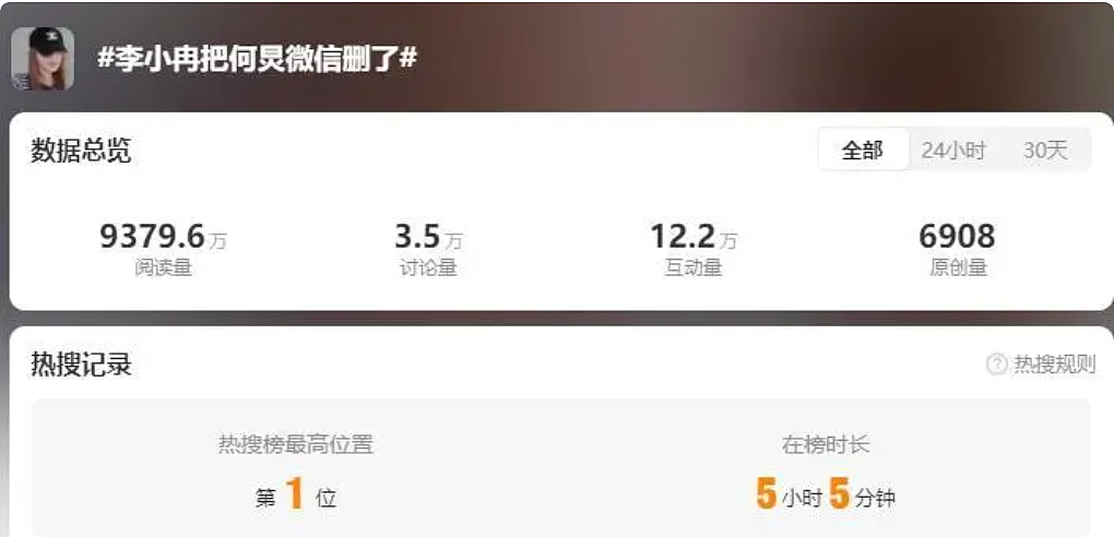 李小冉删了何炅微信，发微博声称：一觉醒来以为天又塌了”（组图） - 1
