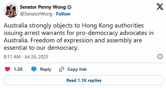 澳洲朝野“强烈反对”香港警方通缉澳洲公民和居民(组图) - 5