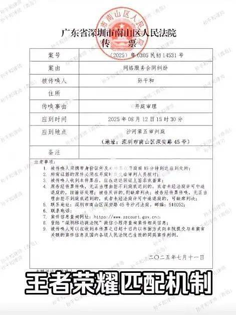 连胜后必连败？腾讯王者荣耀被起诉，南山法院开庭（组图） - 2