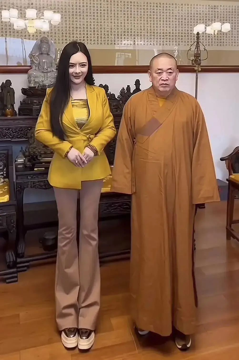 释永信塌房后续：6名情人曝光，百亿资产转移国外，后台比嵩山硬（组图） - 5