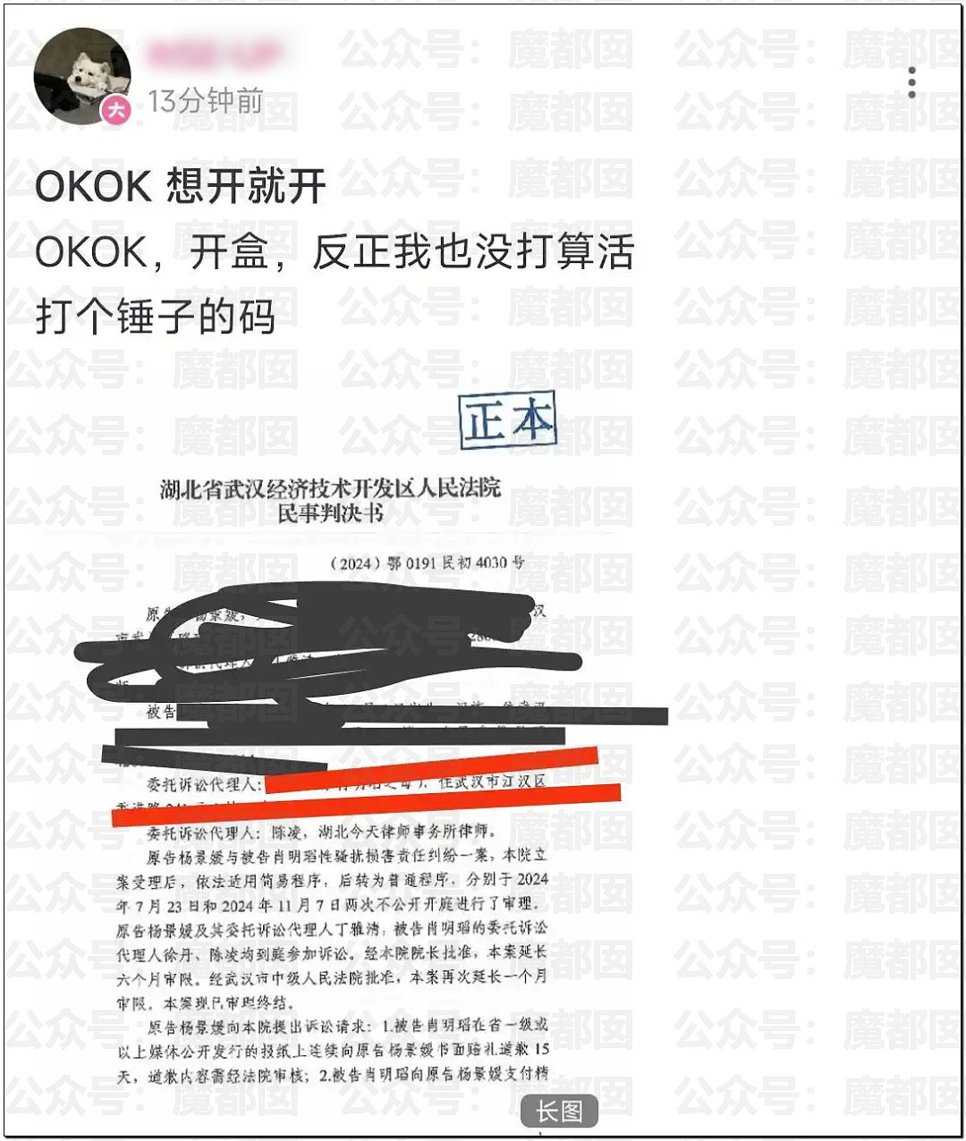全网热议！武大女生诬告同学性骚扰，多次发帖炫耀拒道歉，男方被逼成精神病（组图） - 22