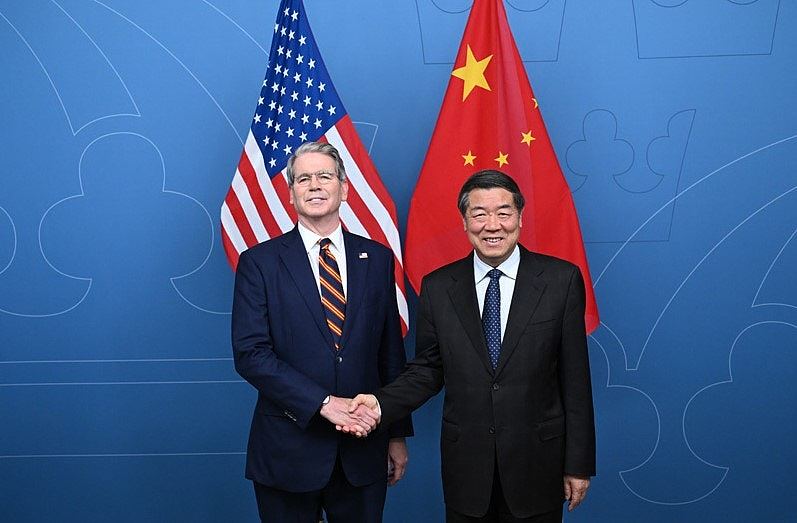 中美双方将继续推动美方已暂停的对等关税24%，何立峰︰下一步应加深对话，争更多双赢结果（组图） - 3
