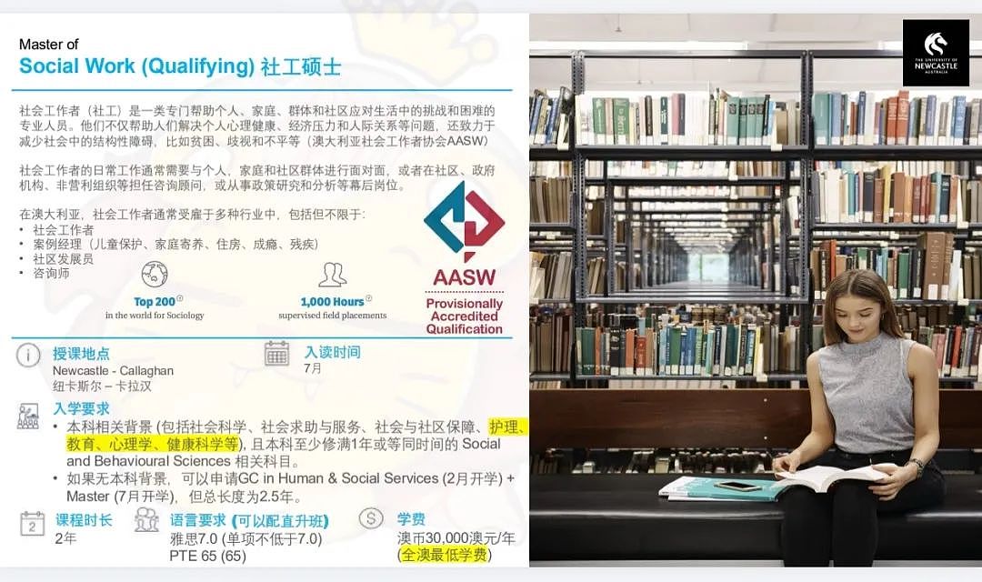 【留学申请】 澳洲学费仅3w刀的社工硕士from纽卡斯尔！（组图） - 3
