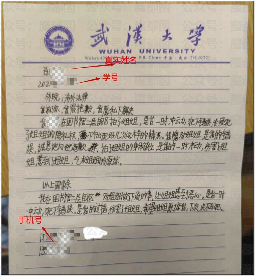 全网热议！武大女生诬告同学性骚扰，多次发帖炫耀拒道歉，男方被逼成精神病（组图） - 16