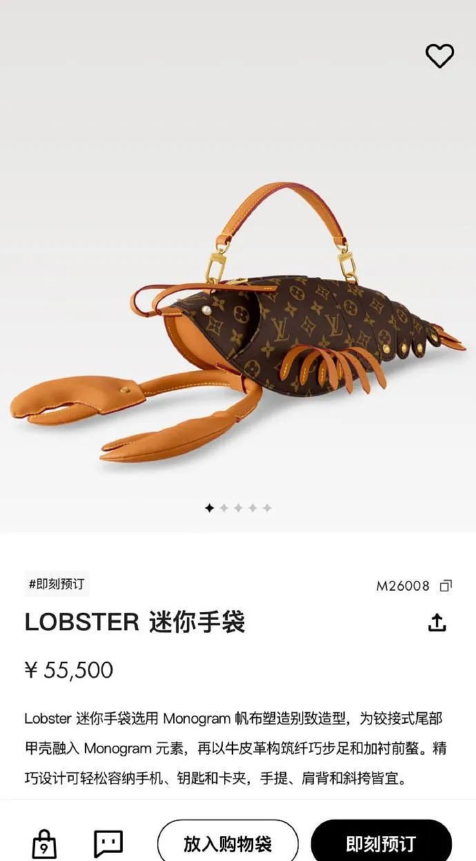 【爆笑】LV5.5的龙虾包被网友吐槽上热搜?网友:这容易乍一看看成蟑螂(组图) - 6