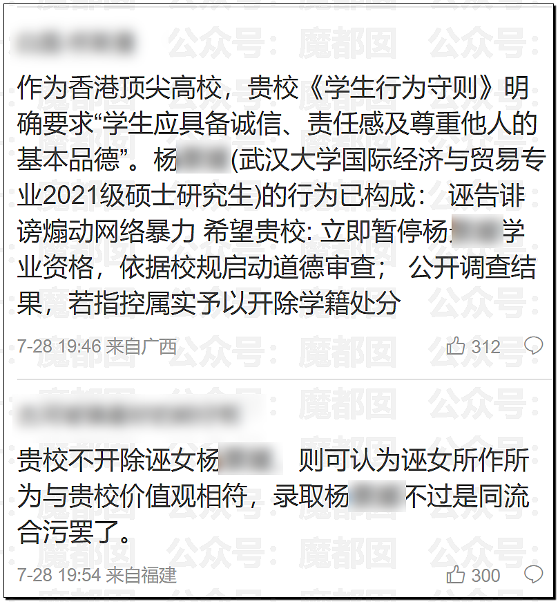 全网热议！武大女生诬告同学性骚扰，多次发帖炫耀拒道歉，男方被逼成精神病（组图） - 44