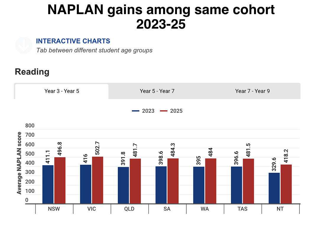 2025年NAPLAN成绩曝光,华人区跻身前列!官方砸了几百亿,孩子退步了?而私立学校大杀四方...(组图) - 7