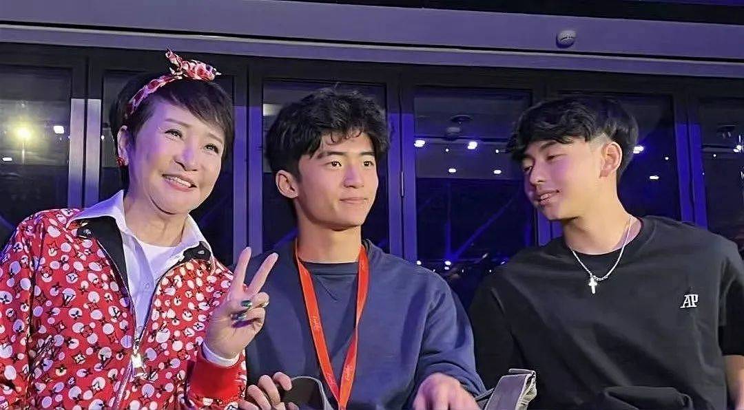 44岁谢霆锋被偶遇状态绝了!俩帅儿子罕见同框,一个时髦卷发一个低调星范(组图) - 4