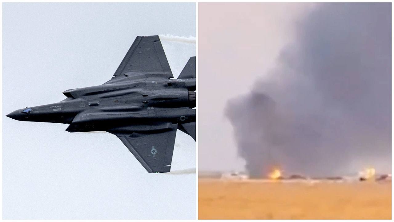 美国海军F-35战机加州坠毁，飞行员弹射逃生无人伤亡（视频/组图） - 1