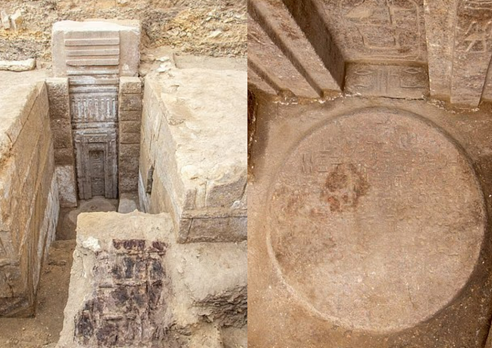 4400年前惊现“时空之门”，埃及王子陵墓出土4.6米高的粉红巨门，或为灵魂通道（组图） - 1