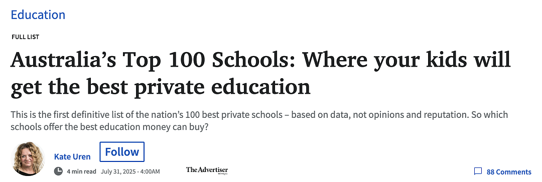 澳洲Top100私校排名曝光,悉尼名校排第一!这类型学校大杀四方,这份真贵的List一定要收好了...(组图) - 5