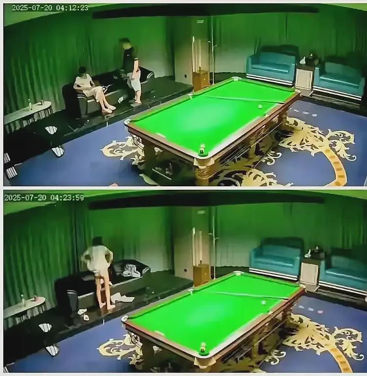 美女助教凌晨4点陪打台球，收500元裤子脱掉了，监控录下全部过程（组图） - 4