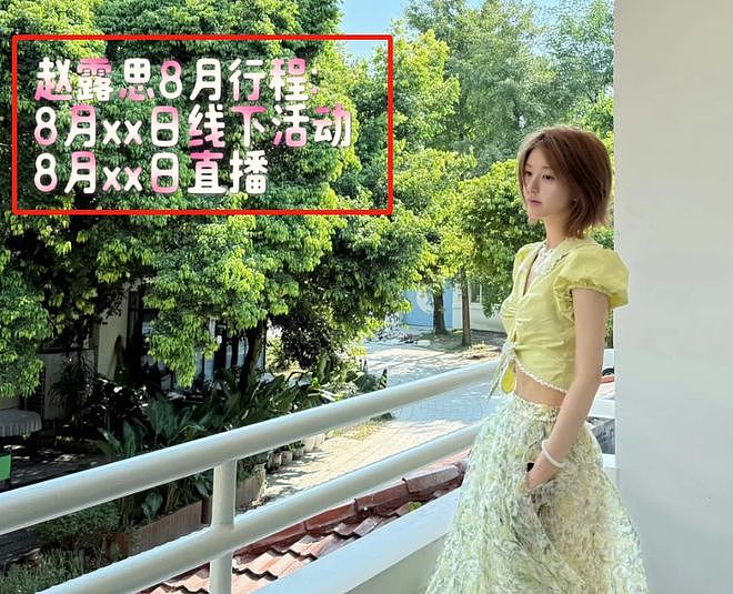 赵露思跟公司矛盾升级！本人疑似被雪藏无戏可拍，8月行程都没有（组图） - 10