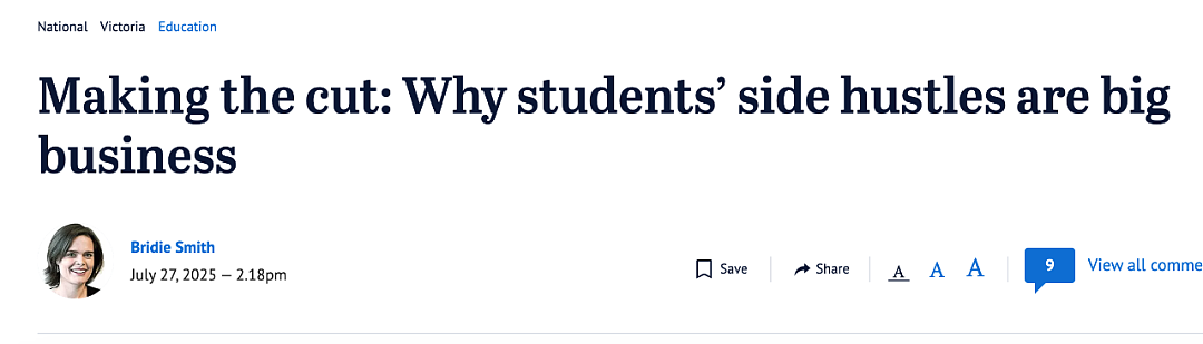Haileybury华人学生“不务正业”，上新闻了（组图） - 1