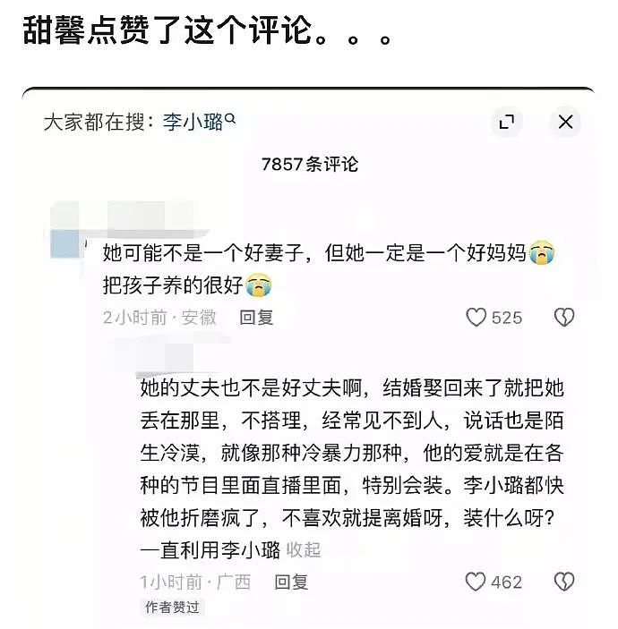 甜馨的评论区，疯子太多（组图） - 3