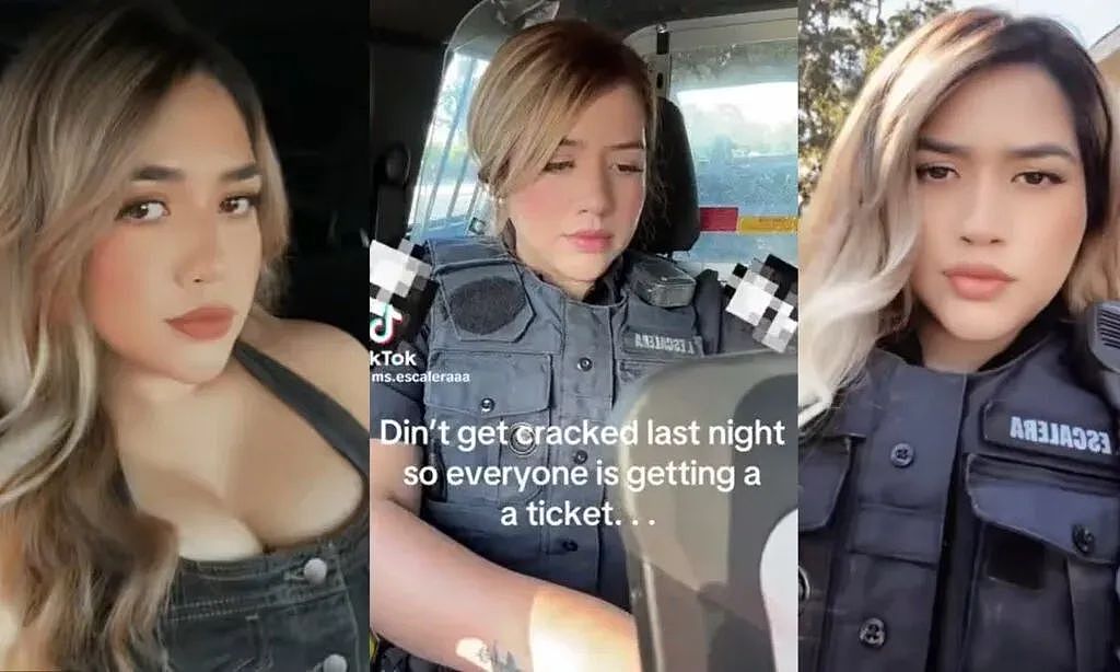 美女警察发视频称“昨晚没XXOO所以今天要给每个人开罚单“?网友怒:此人不配当警察…(组图) - 7