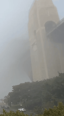 悉尼突遭大雾“封城”！交通全面瘫痪，航班轮渡大面积延误，地标型建筑消失，全城拉响警报（组图） - 6
